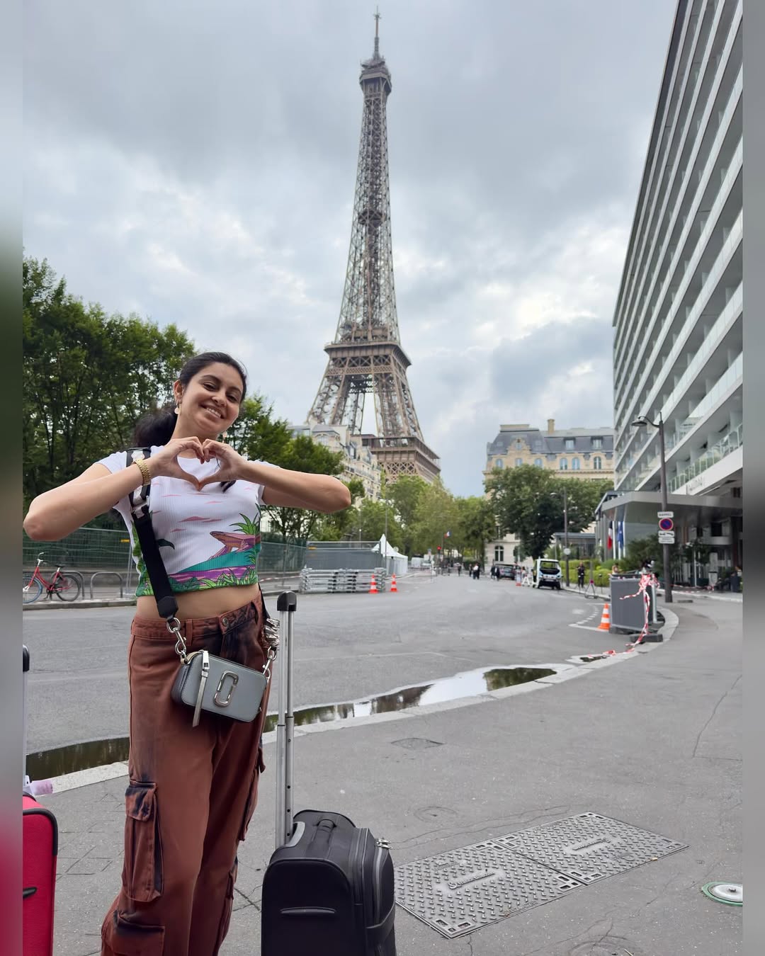 MG Abhinaya during her holiday in Paris