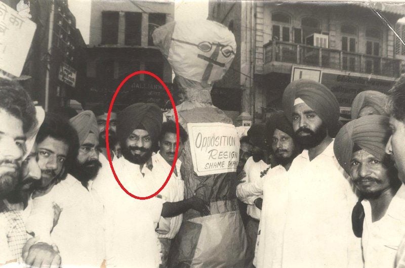 MS Bitta during a public rally