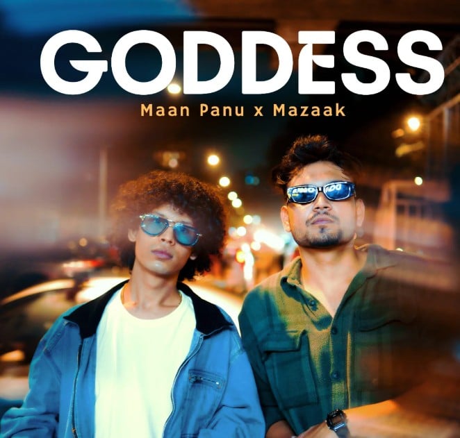 Maan Panu on the poster of the music video of the song 
