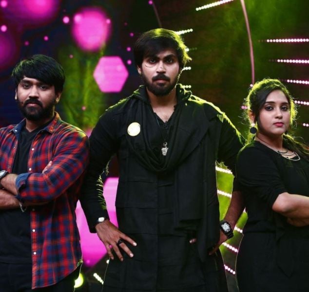 Maanas Nagulapalli while participating in a south Indian reality dance show