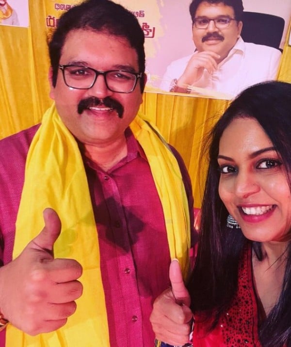 Madhoo Nekkanti with Pattabhi Ram Kommareddy