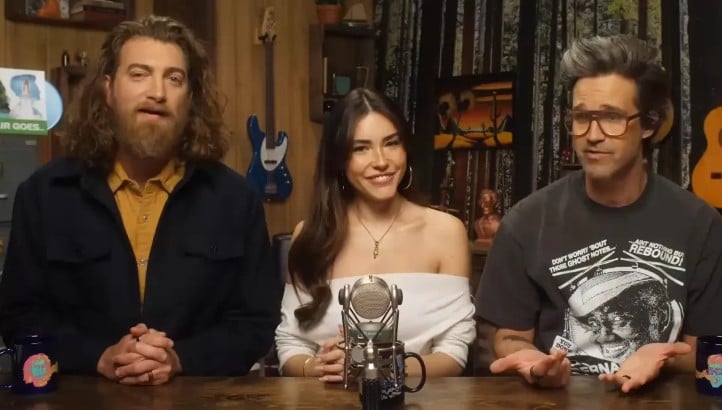 Madison Beer in a still from the game show Good Mythical Morning (2023)