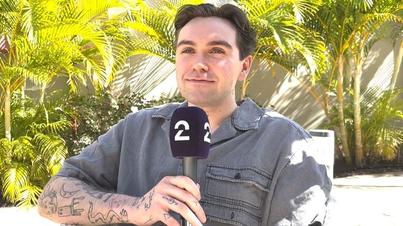 Magnus Pedersen in a still from the reality show 