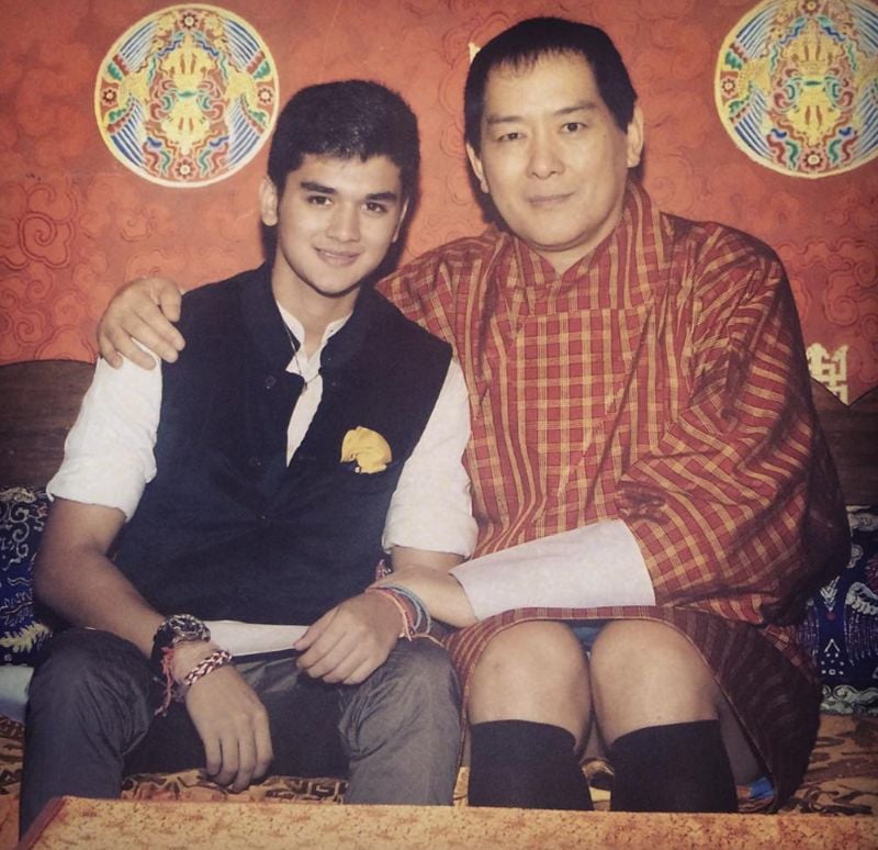 Mahanaryaman Scindia with Jigme Namgyel Wangchuck