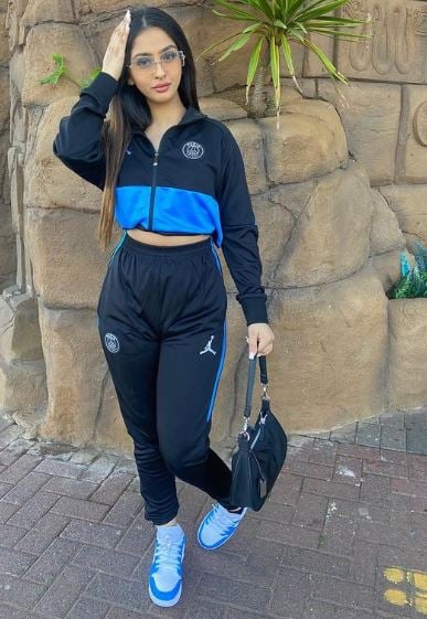 Mahek Bukhari when she was studying in University