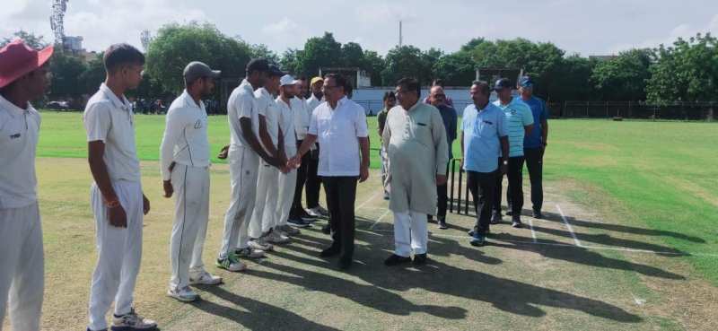 Mahesh Joshi at a cricket tournament