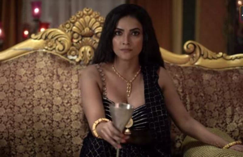 Mahi Kamla in a still from the show Paurashpur 2 (2023)