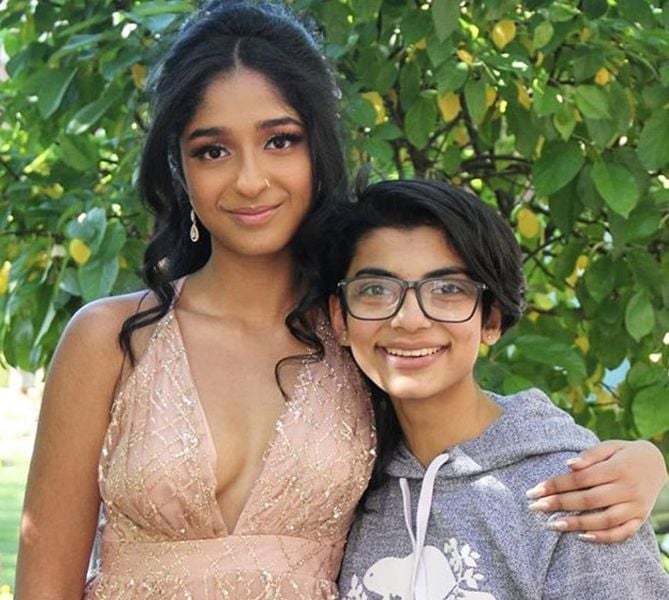 Maitreyi Ramakrishnan with her Best Friend