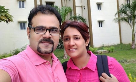 Malati Gaurish with Gaurish Akki