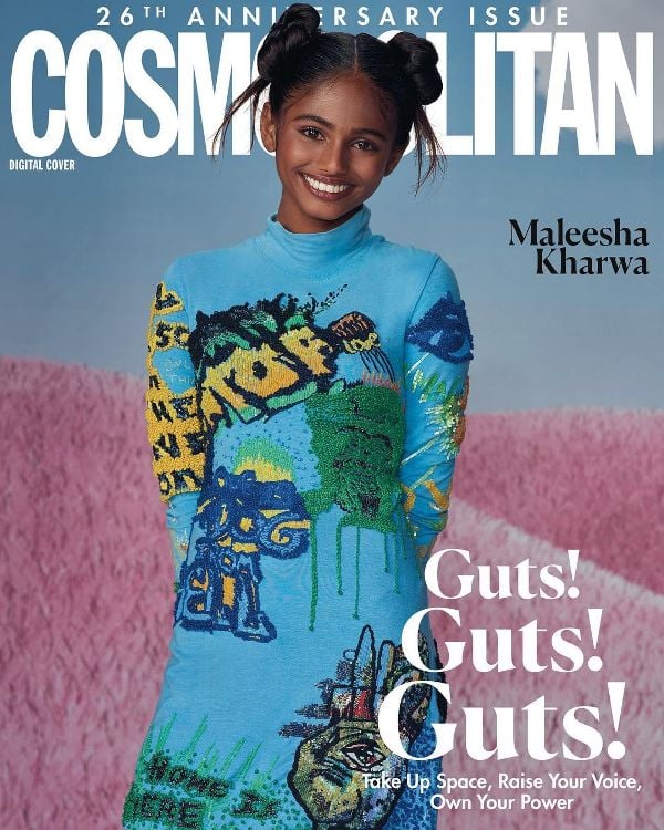 Maleesha Kharwa featured in Cosmopolitan magazine in 2022