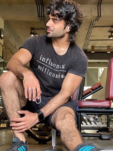 Malik Aqeel at a gym