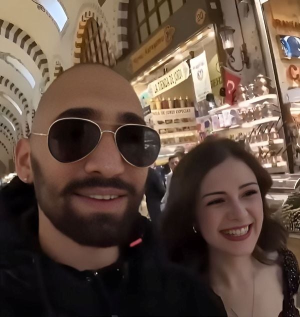 Malik Swashbuckler with a Turkish woman