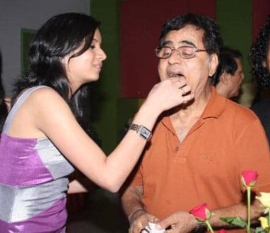 Mallika Rajput with Jagjit Singh