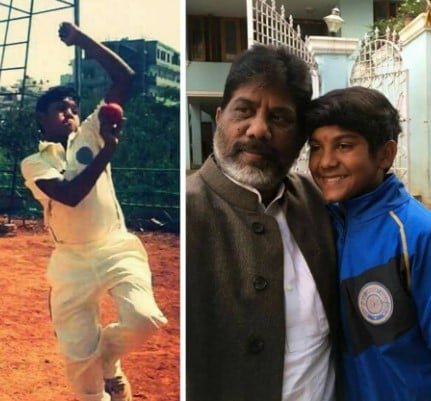 Mallu Bhatti Vikramarka with his son, Sahendra Vikramaditya Mallu