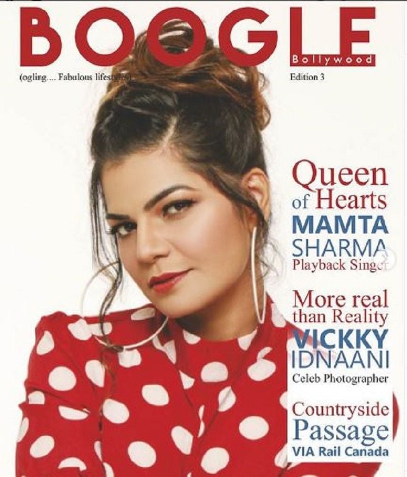 Mamta on the cover of a magazine