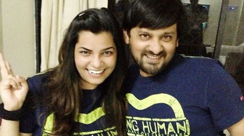 Mamta with Wajid Khan