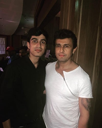 Manas Arora with Sonu Nigam