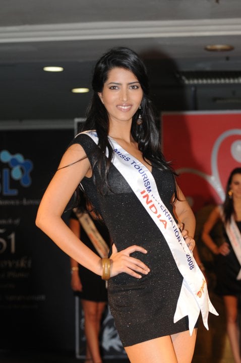 Manasvi Mamgai during the Miss Tourism International