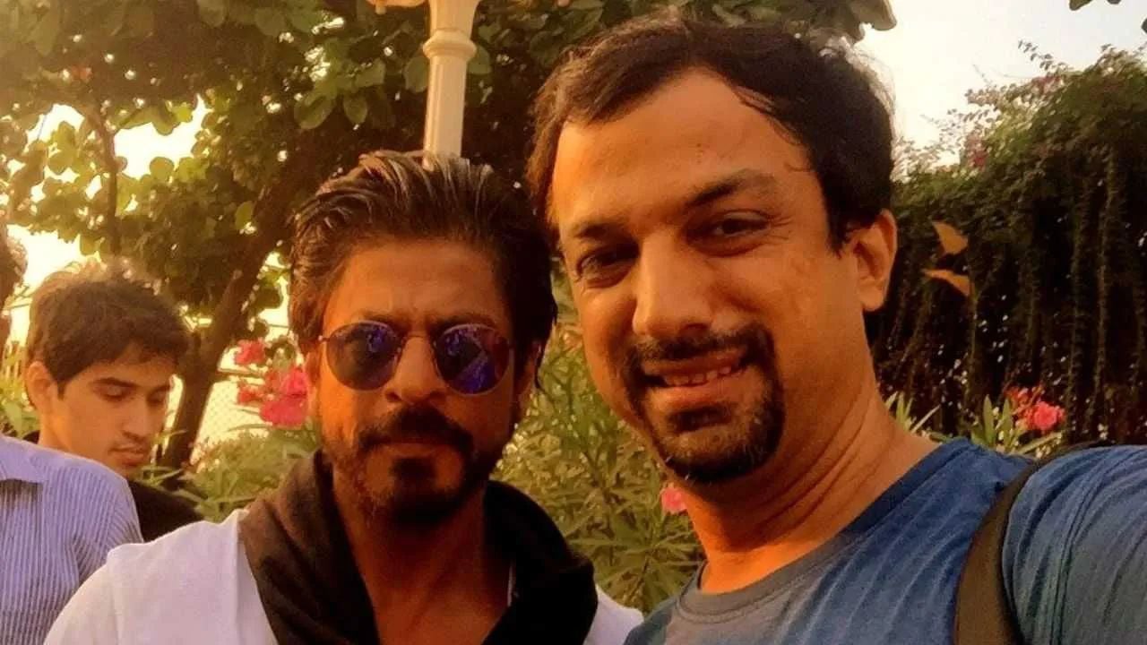 Manav Manglani with actor Shah Rukh Khan