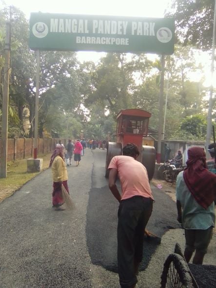 Mangal Pandey Park at Barrackpore