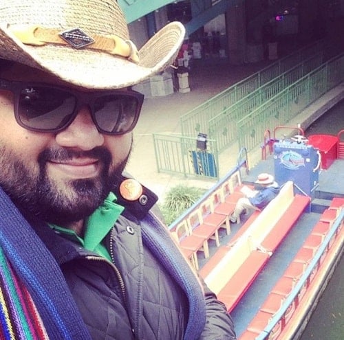 Mani Liaqat during his vacation