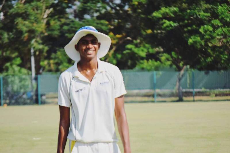 Manimaran Siddharth during his younger days