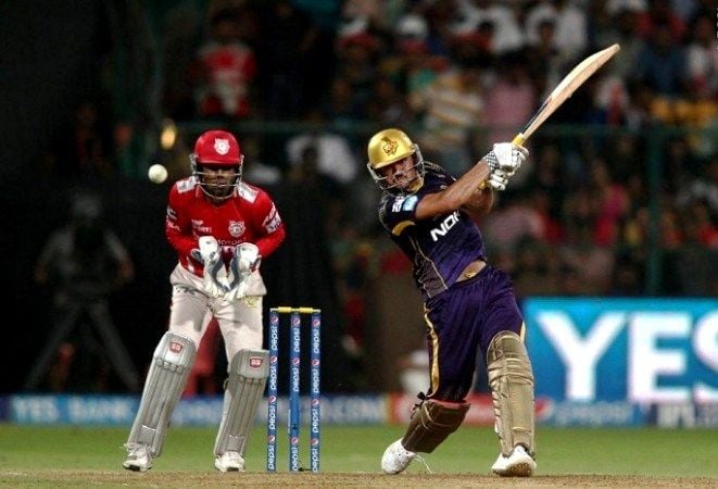 Manish Pandey playing for KKR