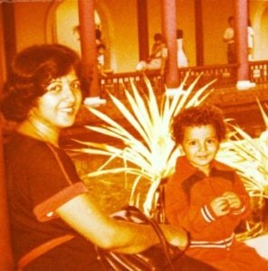 Manish Raisinghans childhood picture