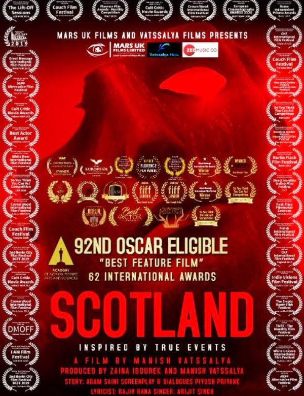 Manish Vatssalya Hindi crime film Scotland (2019)