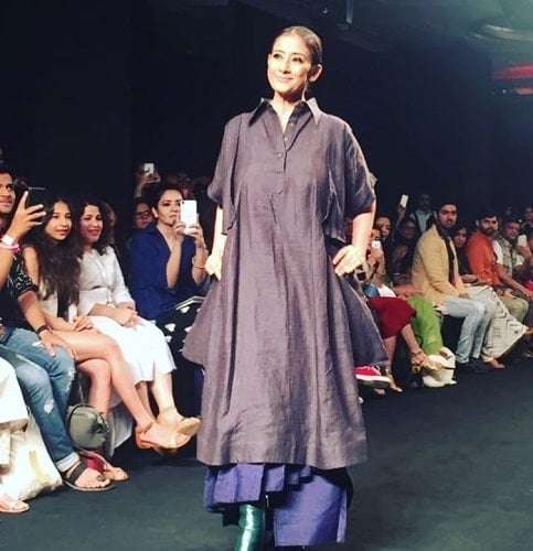 Manisha Koirala in a fashion show