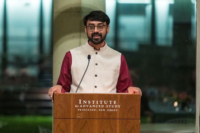 Manjul Bhargava at the Institute for Advanced Study (IAS) in Princeton, New Jersey