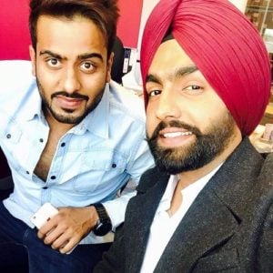 Mankirt Aulakh with Ammy Virk