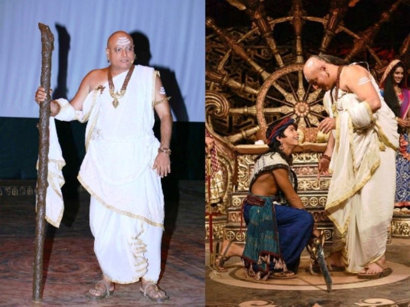 Manoj Joshi as Chanakya in Chakravartin Ashoka Samrat