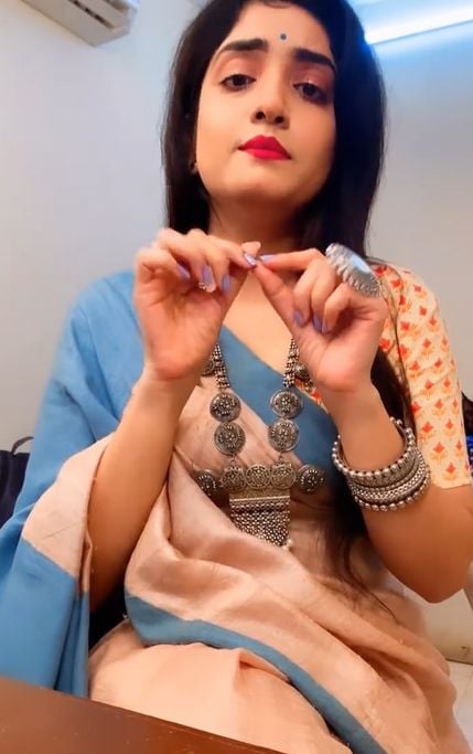 Manosi Sengupta on the sets of Banni Chow Home Delivery