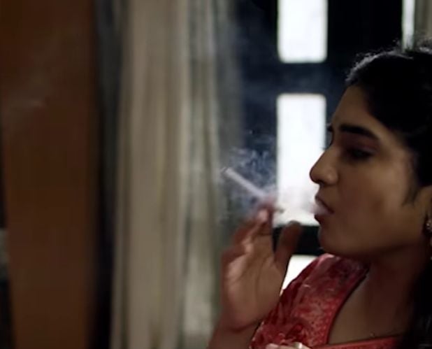 Manosi Sengupta smoking