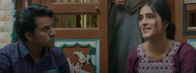 Mansi Taxak (right) in a still from the short film 