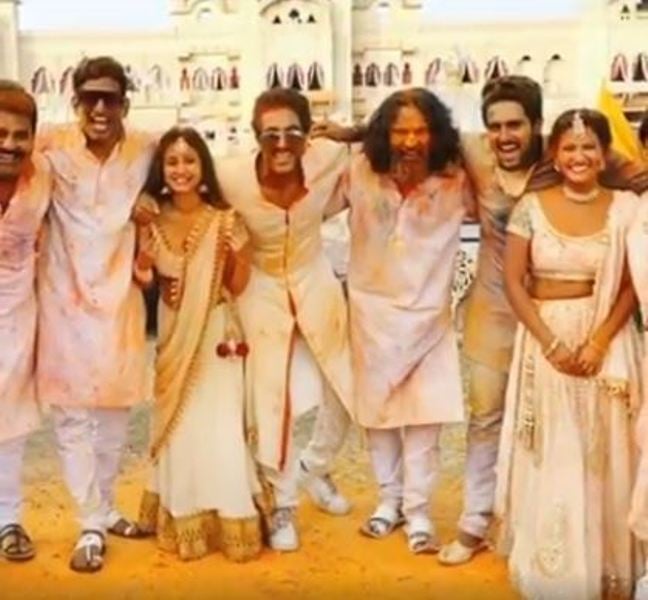 Manvita Kamath with the cast of Rajasthan Diaries