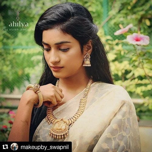 Manya Singh in a print advertisement