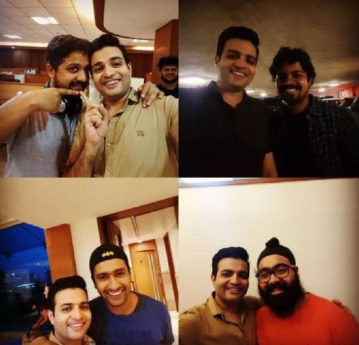 Manyuu Doshi with crew and cast of his debut film Love Per Square Foot