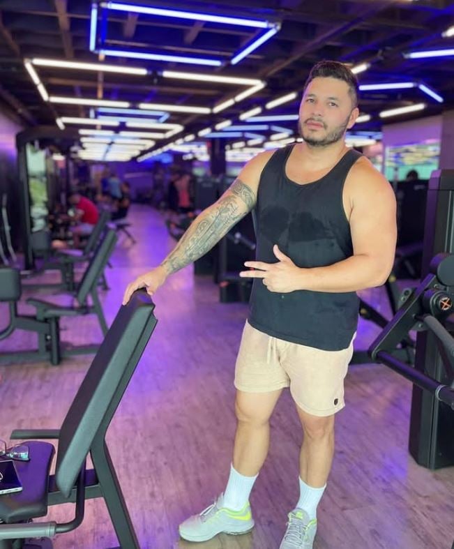 Marcelo Prata after his workout session