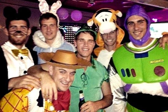 Marcus Harris with a bottle of alcohol