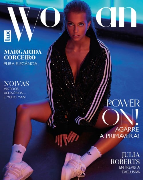Margarida Corceiro on the cover of a magazine
