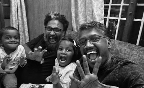 Mari Selvaraj with film director Ram