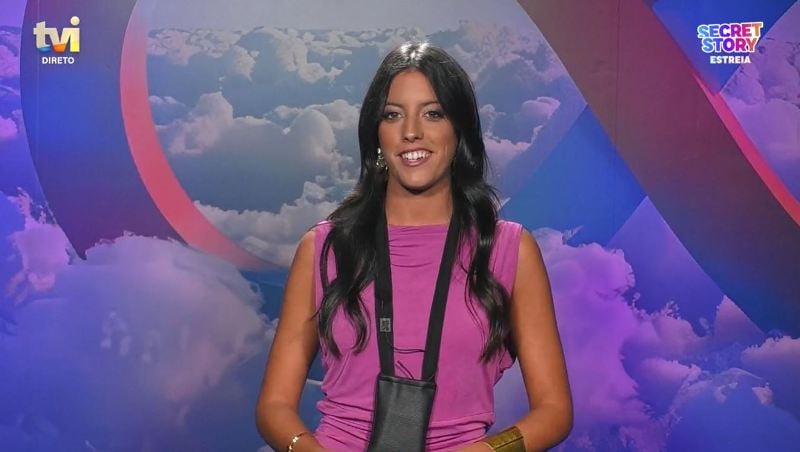 Maria Craveiro in a still from the reality show Secret Story - Casa dos Segredos (2024)