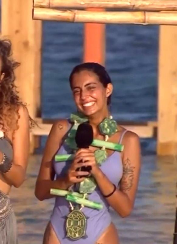 Marieta Díaz in a still from the reality show 