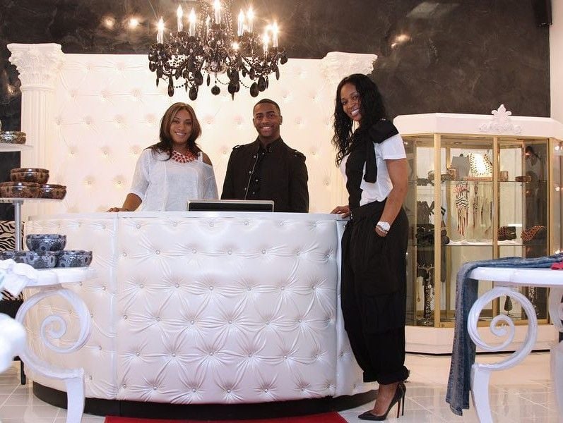 Marlo Hampton at her Red Carpet Boutique