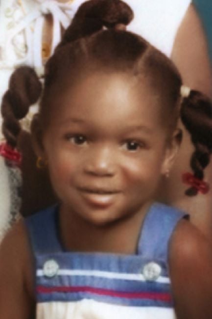Marlo Hampton during her childhood