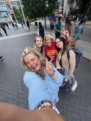 Martha Church during her vacation