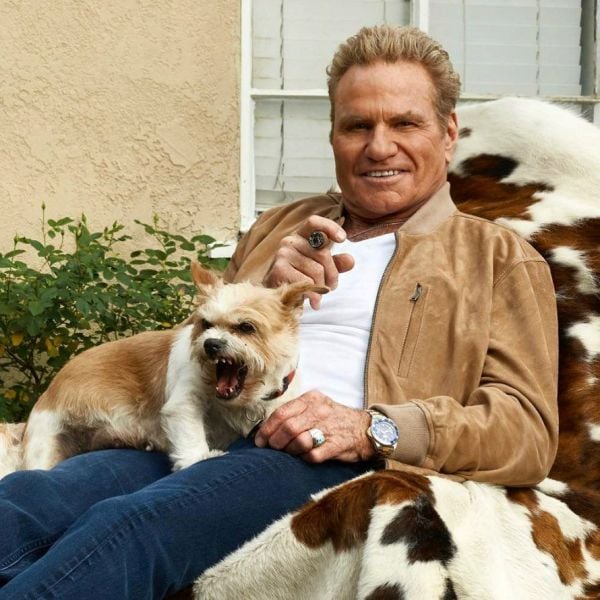 Martin Kove with his pet