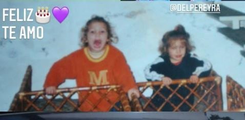 Martina Pereyra in childhood